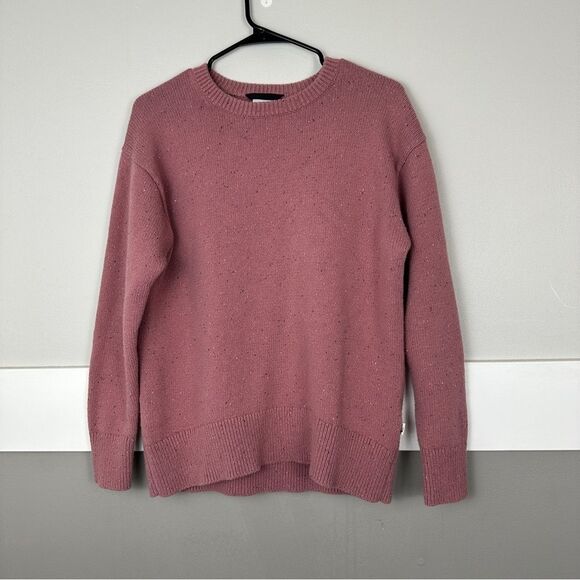 The North Face Tops - The North Face Crewneck Wool Pullover Sweatshirt Sweater Medium Pink Warm Thick